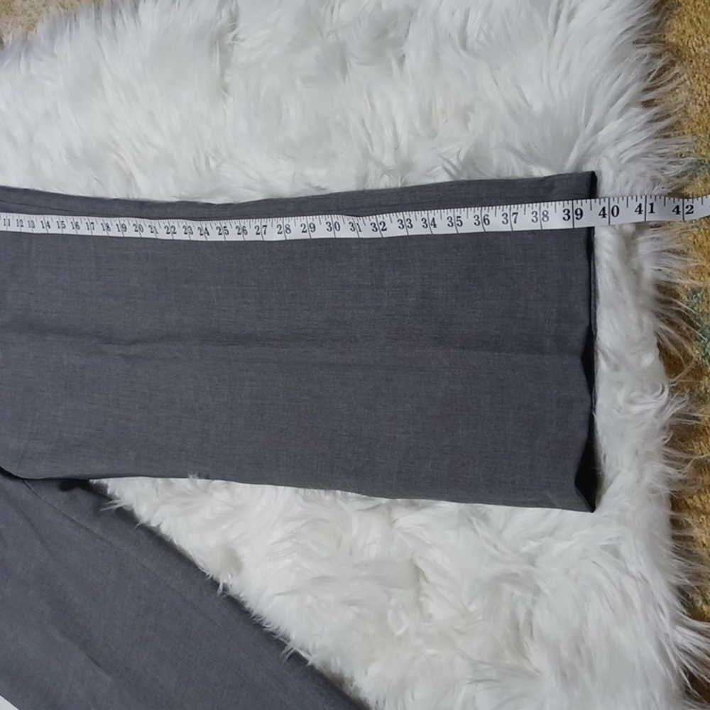 Kasper size 12 Grey career slacks/pants, lined like new - Picture 6 of 11